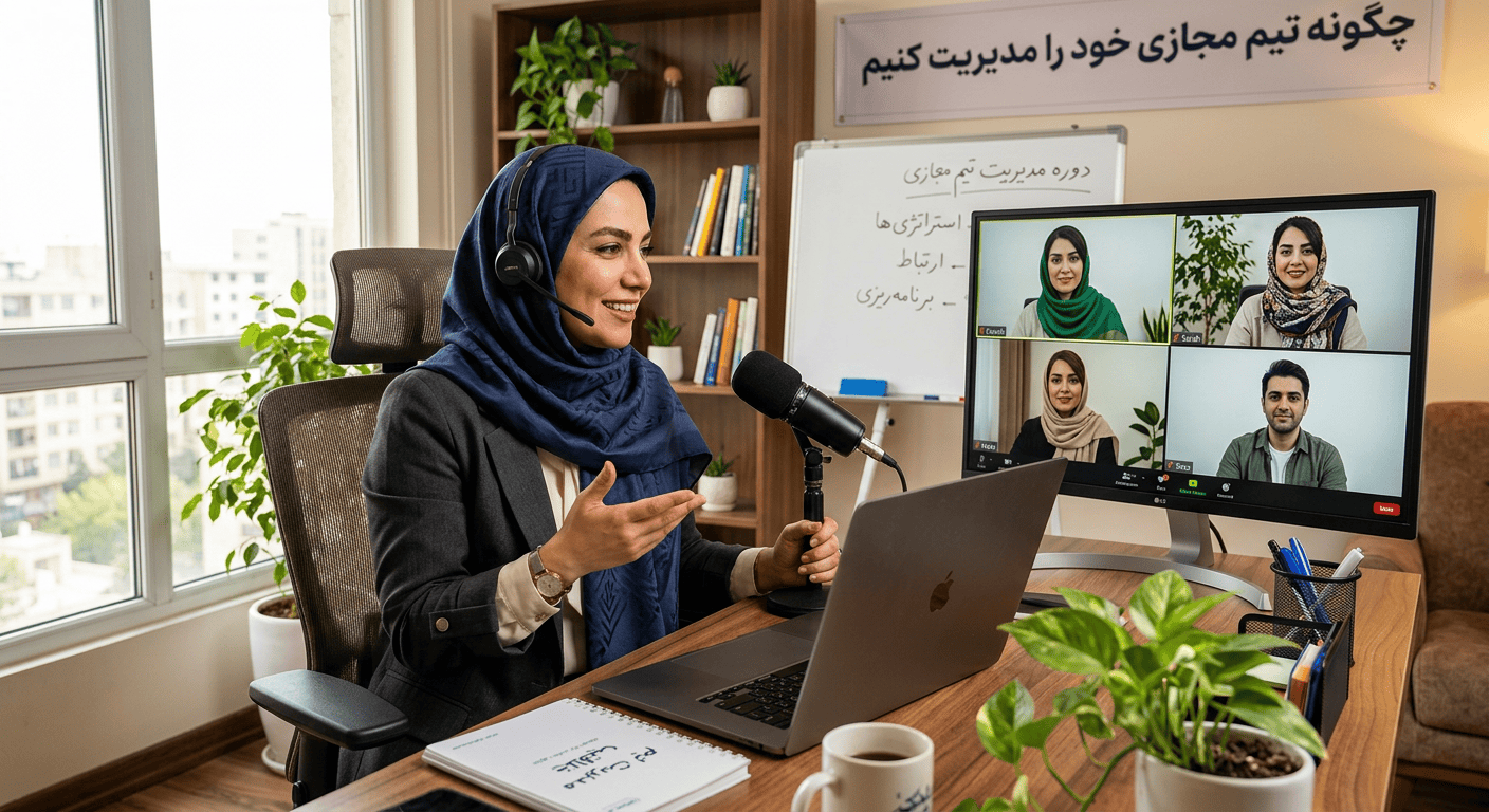 چگونه تیم مجازی خود را مدیریت کنیم